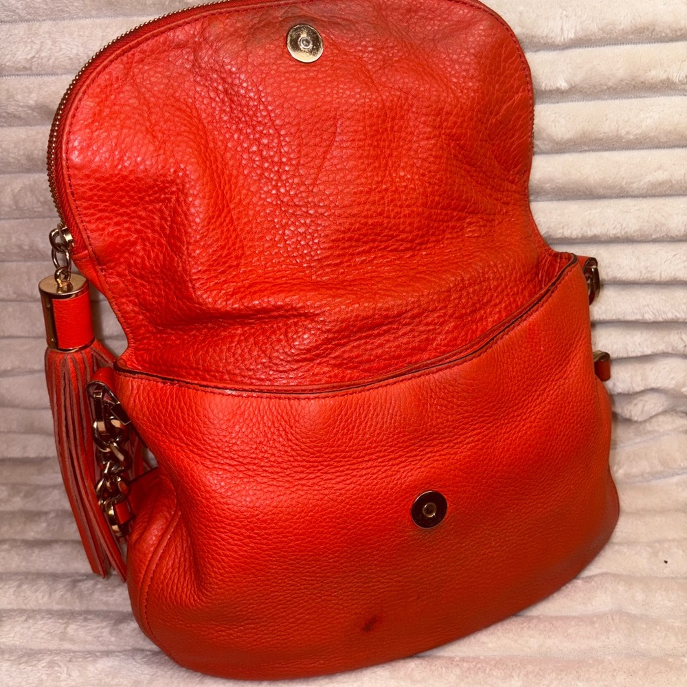 Michael Kors Bold Orange Shoulder Bag - image 8